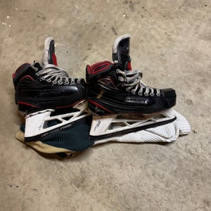 Bauer 1X Hockey Goalie Skates 7D (Used)