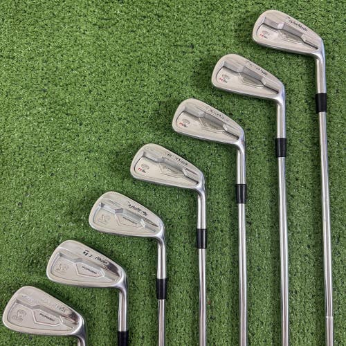 Taylormade RSi TP Iron Set 4-PW Dynamic Gold S400 Stiff Tour Issue -1/2 Short