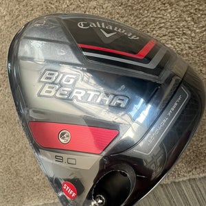Men's 2023 Callaway Big Bertha Right Handed Driver Stiff Flex 9 Loft (New)