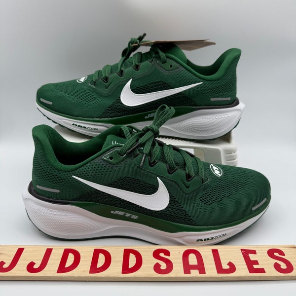 Nike Air Zoom Pegasus 41 NFL New York Jets Shoes Green FZ5089-300 Men’s Sz 8  New