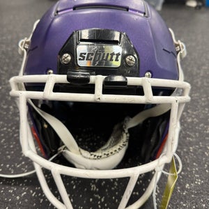 Used Schutt F7 FB Helmet Purple LG 11849-S000026922