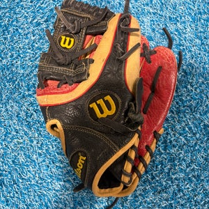 Black Wilson A550 RH Baseball Glove 11.5" (Used)