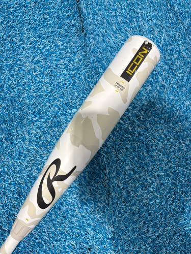 2025 Rawlings Icon Composite Bat USSSA Certified (-10) Composite 18 oz 28" (Used)