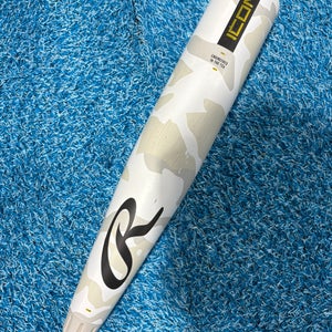 2025 Rawlings Icon Composite Bat USSSA Certified (-10) Composite 18 oz 28" (Used)