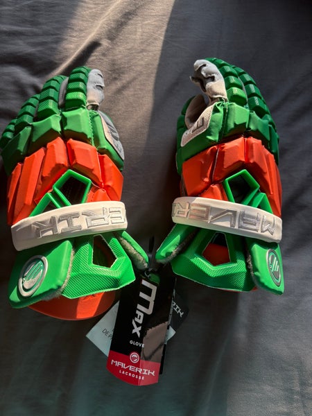 Maverik Max Lacrosse Gloves Medium (New)