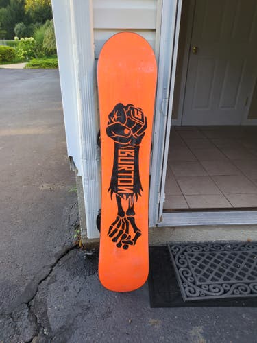 Kid's Burton Punch Snowboard Freestyle With Bindings Medium Flex True Twin (Used)