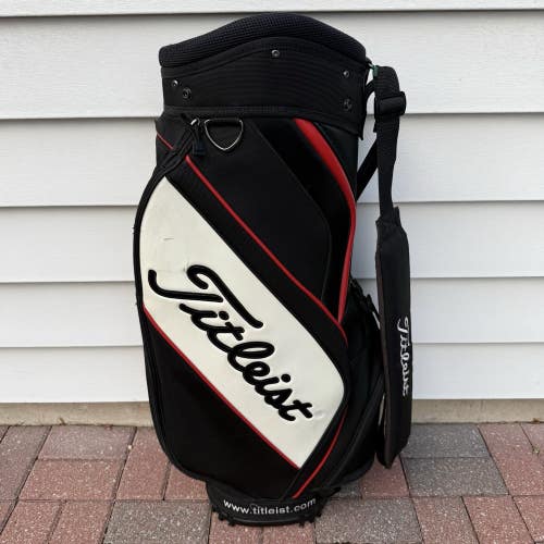 READ Titleist Cart Golf Bag 6 Way Dividers Black Red White
