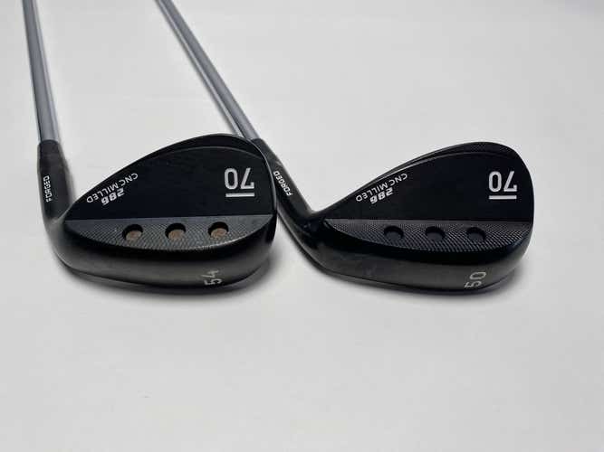 Sub 70 286 Forged Black Wedge Set 50* 54* True Temper Elevate MPH 95g Regular RH