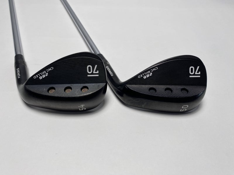 Sub 70 286 Forged Black Wedge Set 50* 54* True Temper Elevate MPH 95g Regular RH