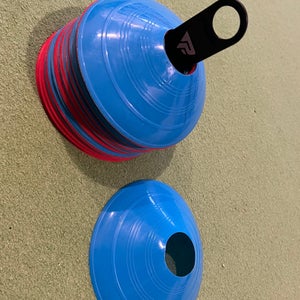 Soccer Training Cones - red and blue