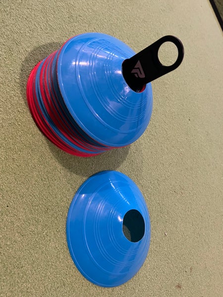 Soccer Training Cones - red and blue
