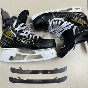 Jason Robertson Dallas Stars CCM Super Tacks AS3 Pro Hockey Skates 10.5