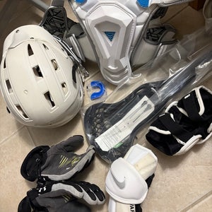 Youth small lacrosse equipment! Full set up meets NOCSAE