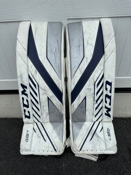28"  CCM Axis 1.5 Goalie Leg Pads  (Used)
