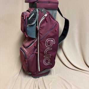 Unisex Ping burgundy Carry Bag (Used)