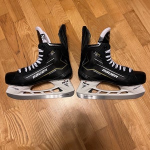 Bauer Supreme M40 Hockey Skates - Pulse SS Steel - Size 9 - Fit 2 (New)