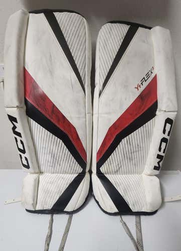 24" 2022 CCM YTFLEX 3 Goalie Leg Pads (Used)