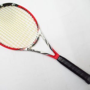 WILSON BLX STEAM 99 TENNIS RACQUET (4 1/2) LONG STORAGE. NEW GRIP
