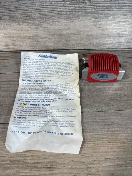Skatemate Ice Skate Edge Blade Sharpener For Hockey Skates W/ Instructions