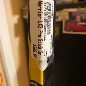 Senior Warrior Alpha LX2 PRO Left Hand Hockey Stick Toe Pattern (New)