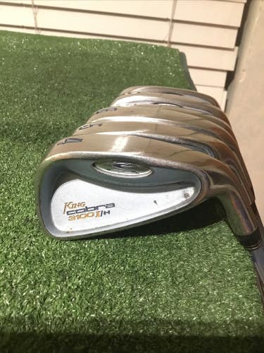 King Cobra Ladies 3100 I/H U.D. Irons Set (4-PW, No 7i)Aldila NV-HL 50 Graphite