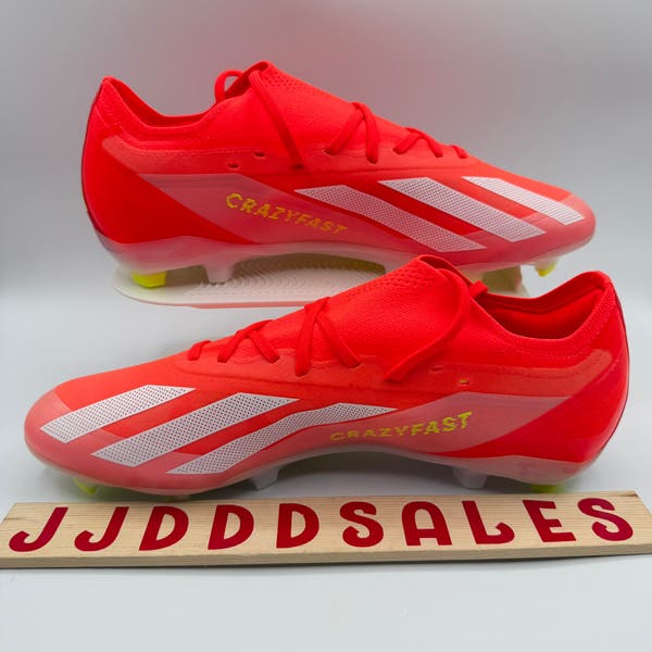 Adidas X Crazyfast Pro FG Soccer Cleats Solar Red Energy  display picture 1