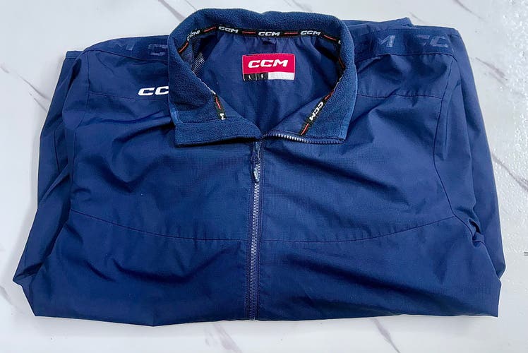 Blue Men's Large CCM Jacket (Used)