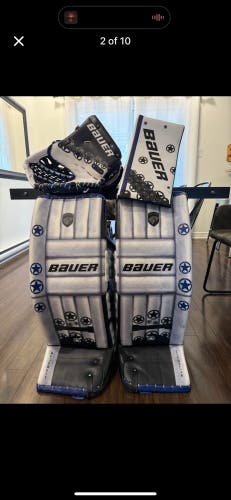Bauer Hyperlite 2 Full Right Goalie Full Set Pro Stock