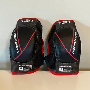 Extra Large Junior Sher-Wood Elbow Pads (Used)