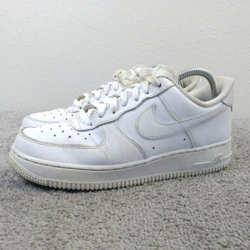 Nike Air Force 1 '07 Low Womens Size 8.5 Shoes White Leather DD8959-100 Sneakers