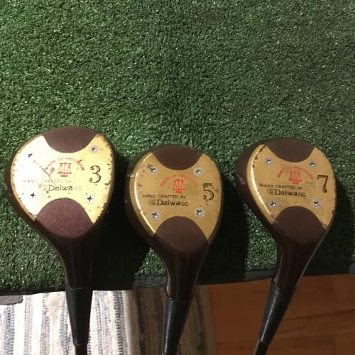 Daiwa Hi-Trac Woods Set (3W, 5W, 7W) TR Regular Graphite Shafts
