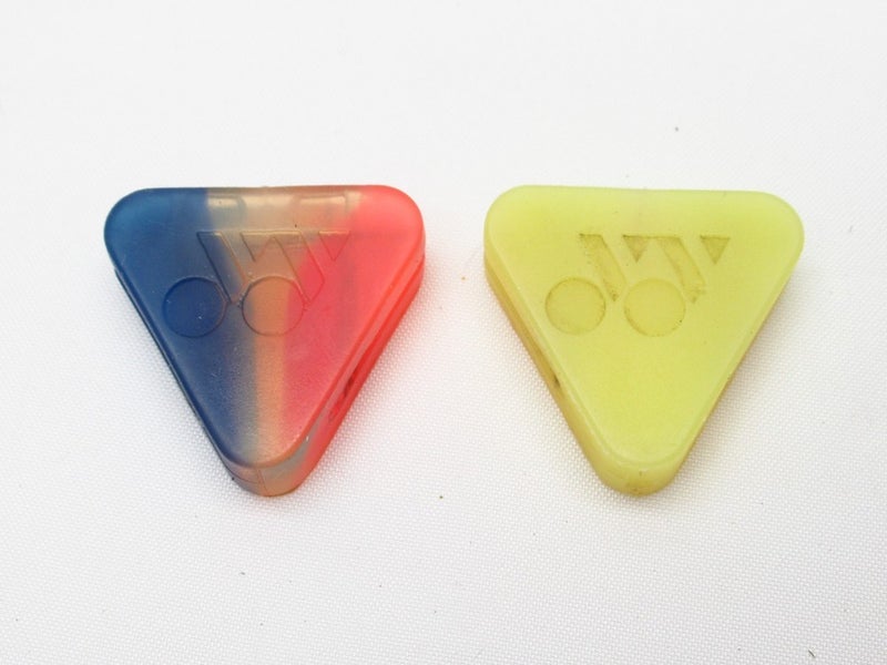 LOT OF TWO (2): YONEX "OLD LOGO" TENNIS RACQUET VIBRATION DAMPENERS