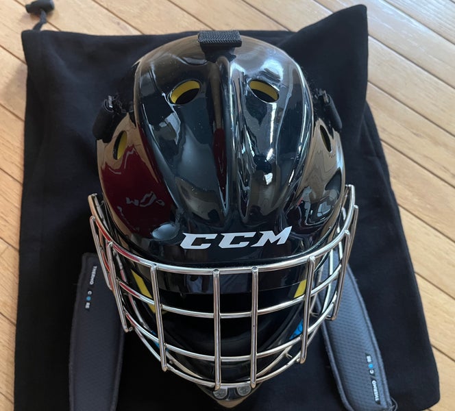 Youth CCM Axis 1.5 Goalie Mask (Used)
