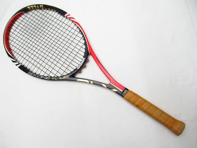 *USED* WILSON BLX1 SIX ONE TOUR FEDERER TENNIS RACQUET (4 1/4) FROM A COLLECTOR