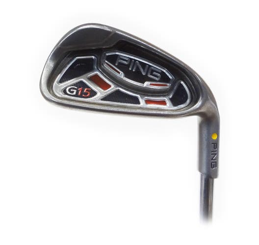 Ping G15 Single 7 Iron Yellow Dot Steel Ping AWT Regular Flex