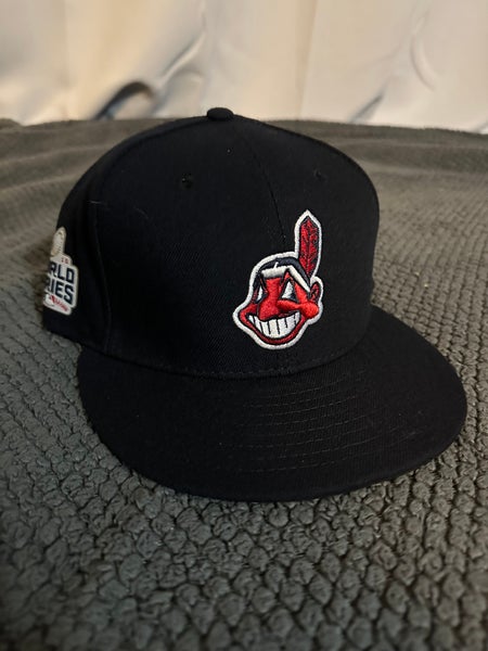 Cleveland Indians 2016 World Series Road Chief Wahoo Hat Size 7 1/2