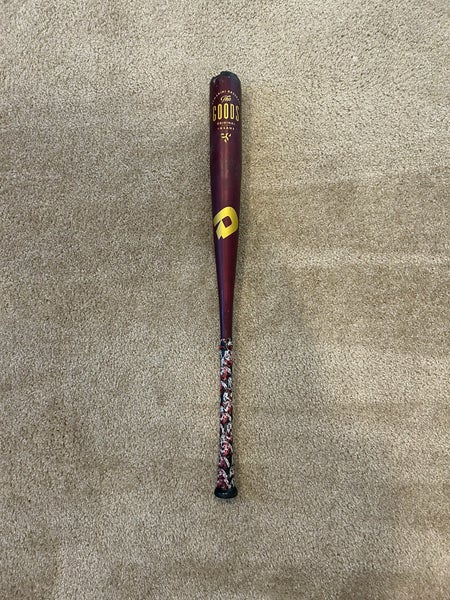 2020 DeMarini The Goods One Piece Alloy BBCOR Certified Bat (-3)  30 oz 33" (Used)