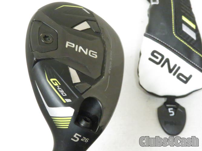 PING G430 Hybrid 26  5H TOUR 2.0 Chrome 85 Stiff Flex +Cover .. Near MINT