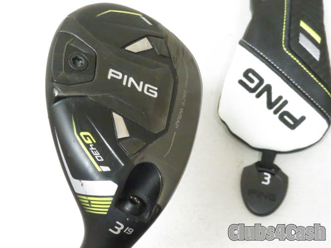 PING G430 Hybrid 19°  3H Mitsubishi Tensei CK Orange 80 Stiff Flex +Cover