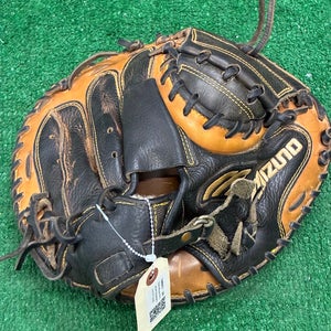 Black Mizuno RH Catcher's Baseball Glove 32" (Used)