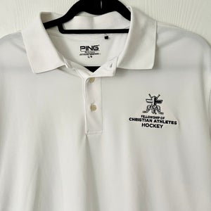 PING FCA Hockey Golf Shirt/ Polo (Large) - Fellowship of Christian Athletes