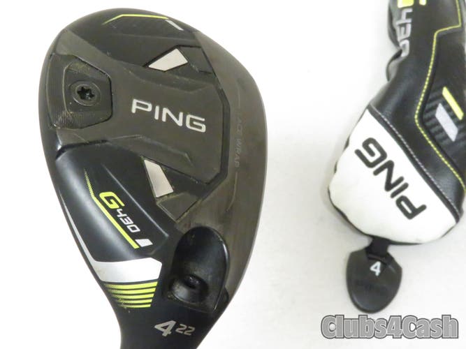 PING G430 Hybrid 22  4H Mitsubishi Tensei CK Blue 70 Regular Flex +Cover  CLEAN