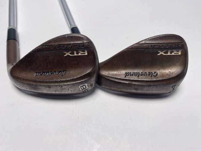 Cleveland RTX ZipCore Raw Wedge Set 54* 10 | 58* 10 NS Pro Modus 3 Wedge Mens RH