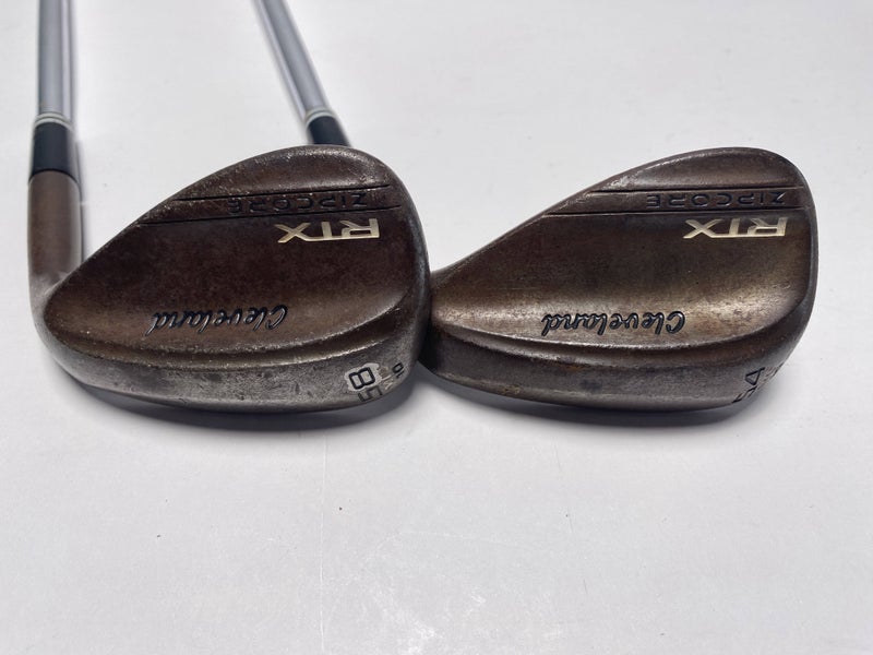 Cleveland RTX ZipCore Raw Wedge Set 54* 10 | 58* 10 NS Pro Modus 3 Wedge Mens RH