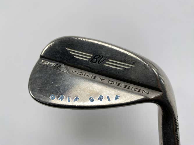 Titleist Vokey SM8 Brushed Steel Pitching Wedge 46* 10F AMT R300 Red Regular RH