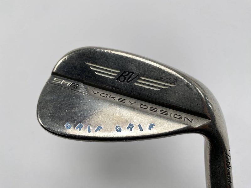 Titleist Vokey SM8 Brushed Steel Pitching Wedge 46* 10F AMT R300 Red Regular RH
