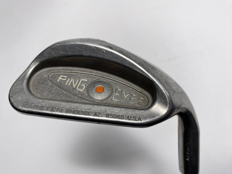 Ping Eye 2 Sand Wedge SW Orange Dot 2* Flat Karsten ZZ-Lite Stiff Steel Mens RH