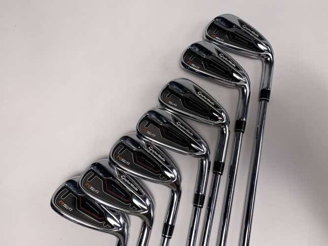 TaylorMade RSi 1 Iron Set 4-PW REAX 90g Stiff Steel Mens RH Midsize Grips