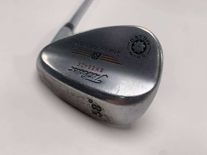 Titleist Vokey Spin Milled Chrome 2009 Lob Wedge LW 58* 8 Bounce Steel Mens RH