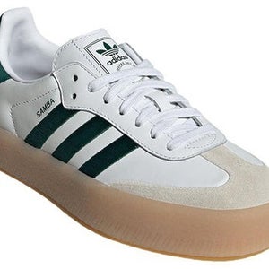 Adidas Sambae ID0440 Sneakers Women's US 10 White Leather Lifestyle Shoes DDK267